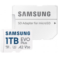 Samsung EVO Plus (2024) 1.0TB MicroSDXC Class 10+SD Adapter